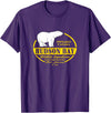 Port Stevens P.S.75 Design Canada Polar Bear Ontario Hudson Bay T-Shirt - Purple