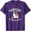 Novelty Alpacas Traveling Family Trip Joke Travel Funny Adventure You Say Alpaca My Bags Llama Women Saying T-Shirt - Purple