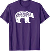 Esskay Designs Berkshires Massachusetts Tees Berkshires Bear T-Shirt - Purple