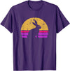 Rabbit Bunny Hare in Sunset for Women Girls T-Shirt in Purple