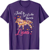 Just a girl who loves lions T-Shirt - Purple