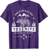 Lique National Park Yosemite National Park T shirt California Bear Vintage Gifts T-Shirt - Purple