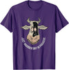 Outstanding in the Field Just Anudder Day in Paradise Funny Cow Farmer Dairy T-Shirt - Purple