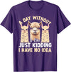 Funny Alpaca Quotes Alpaca Farmer Funny Llama Quotes Funny Alpaca Alpaca Farmer T-Shirt - Purple