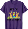 Cute Rabbit Lover Bunny Graphic T-Shirt (Purple) in Purple