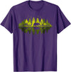 Outdoor Tree Tee Trees Reflection Wildlife Nature Animal Bear Outdoor T-Shirt - Purple