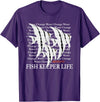 Pinoy Angelfish, Fish Keeping Hobby Aquarist Gifts Water Change Repeat Fish Keeper Life, Tropical Angelfish T-Shirt - Purple