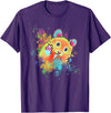 Funny Hamster T for Boys, Girls, Men, Women & Kids Hamster T-Shirt - Purple
