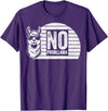 Teetro No Probllama Cool Llama Sunglasses Humor Animal T-Shirt - Purple