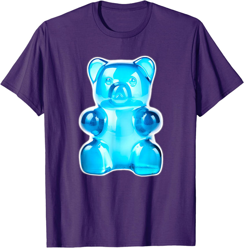 Urban Empyre Blue Gummy Bear Candy T-Shirt - Purple