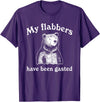 My Flabbers Bear, Bear Funny, Gasted Bear Flabbers My Flabbers Have Been Gasted, Funny Graphic, Bear Art Cute T-Shirt - Purple