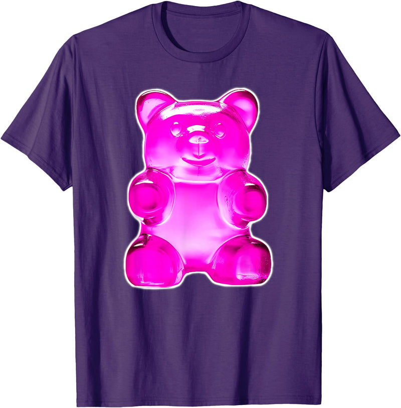 Urban Empyre Pink Gummy Bear Candy T-Shirt - Purple