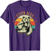 Poppa Bear Funny Father's Day shirt Mens Vintage Poppa Bear Shirt Funny Fathers Day T-Shirt - Purple