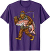 Northern Outdoors Redfish Collection Redfish Fishing Hunting Bigfoot Fishermen T-Shirt - Purple