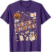 Funny Halloween gifts for ER nurses ER Nurse Shirt Halloween ER Boo Crew Emergency Department T-Shirt - Purple