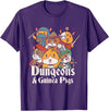 Not Your Everyday Merch Dungeons and Guinea Pigs Parody T-Shirt - Purple
