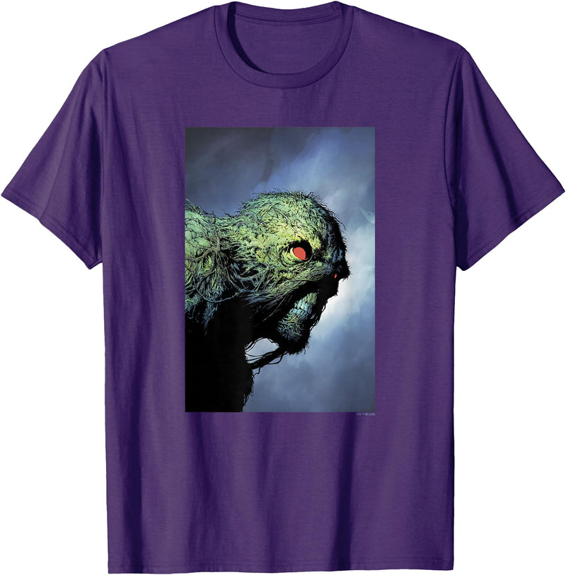 DC Comics Batman Swamp Thing Portrait T-Shirt - Purple