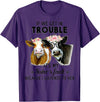 If We Get In Trouble It's My sister's Fault Shirt If We Get In Trouble It's My Sister's Fault Heifer Cow T-Shirt - Purple