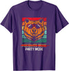 Winter, Spring, Summer & Fall Apparel Spring Hibernation Season Over Funny Retro Party Mode Bear T-Shirt - Purple