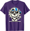 Nerrrdy Lion Hipster Men Women Kids Boys Girls Funny Lion T-Shirt - Purple