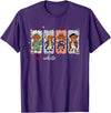 Red White Moo Patriotic Highland Cow Red White and Moo Highland Cow USA 4th of July 250th Years T-Shirt - Purple