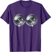 Halloween Shop Headlights Funny Costume Tee Halloween T-Shirt - Purple