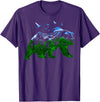 Nature Forest Trees Mountains Bear Wildlife Shirts Bear Nature Outdoor Mountains Forest Trees Bear Wildlife T-Shirt - Purple