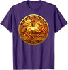 Chinese Zodiac Horse Year of the Fire Horse 2026 T-Shirt - Purple