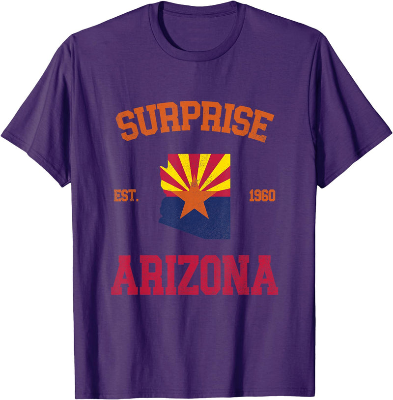 Surprise Arizona AZ Designs Surprise Arizona T-Shirt - Purple