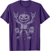 Funny El Rocker Pumpkin Tee Shirt El Rocker Pumpkin T-Shirt - Purple