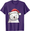 Merry Christmas Gifts For The Whole Family Christmas Holiday Season Xmas Polar Bear T-Shirt - Purple