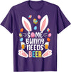 Easter Day Rabbit T-Shirt in Purple