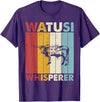 Watusi Gift for Men, Women & Kids Cattle Dad Mom Cow Whisperer - Farmer Breeder Watusi T-Shirt - Purple