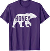 Matching Family Bear by Foxio Honey Bear Matching Family Camping Bear Funny Honey T-Shirt - Purple