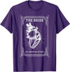 Bride Groom Wedding Bachelorette Halloween Gothic Halloween Bride Groom Wedding Bachelorette Party T-Shirt - Purple