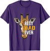 Giraffe shirt for dad, Giraffe costume for mens Giraffe shirt for father, Giraffe shirt for father birthday T-Shirt - Purple