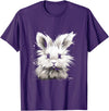 Angora Rabbits Owners Furry Rabbit T-Shirt in Purple
