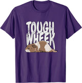 Picadilly Printables Guinea Pigs Guinea Pig Tough Wheek Brown & Cream Guinea Pig Pet T-Shirt - Purple