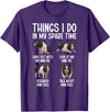 Funny Mini Pigs For Mini Pig Lover Things I Do Mini Pig Lover Mini Pigs T-Shirt - Purple