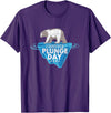 Take The Plunge Designs Polar Bear Plunge Event - Retro I Survived Plunge Day 2025 T-Shirt - Purple
