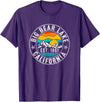 Vintage Style Big Bear Lake Retro 70s 80s Big Bear Lake California CA T-Shirt - Purple