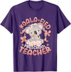 Preschool Teacher Gifts Koala-Fied Koala Proud Preschool Teacher T-Shirt - Purple