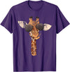 Giraffe Quotes Sunglasses Giraffe T-Shirt - Purple