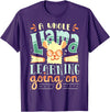A Whole Llama Learning Going On Cute Teacher T-Shirt for Men Women - Purple