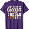 Bear Community Bear Brotherhood Gay Men Gifts Chubby Guys Cuddle Better Funny Bear Pride T-Shirt - Purple