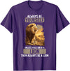 Lions Lion Lovers Shop Lions Lion T-Shirt - Purple