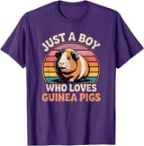 Guinea Pig Shirts & Gifts for Boys Boys Guinea Pig T-Shirt - Purple
