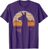 Llama Alpaca - Retro 70s 80s - Birthday Llama Alpaca - Retro 70s 80s Graphic Vintage Men Women T-Shirt - Purple