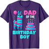 gaming gamer Birthday Llama Pinata Family Apparel dad of Birthday Boy Llama Pinata Party Family mathing Men T-Shirt - Purple