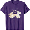 Disney The Lion King - Simba Nala Heart T-Shirt - Purple